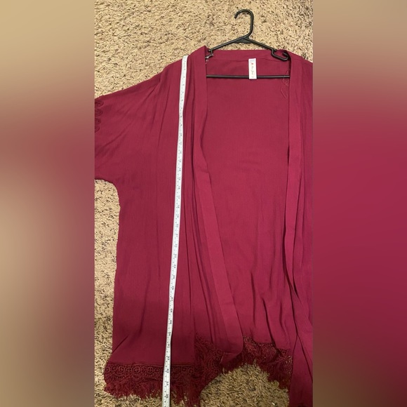 Beautiful Alison Grace Kimono with fringe and embroidered pattern XL - Picture 11 of 14